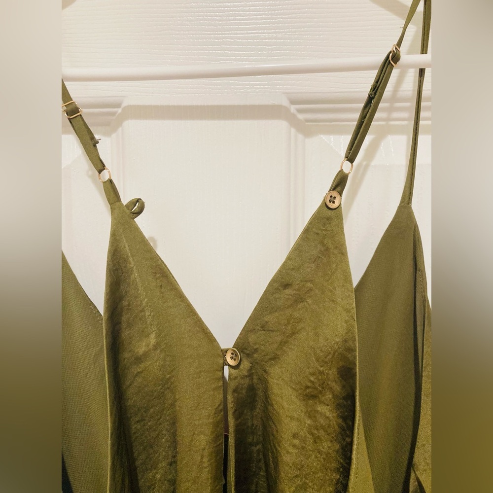 NWT Xhilaration SIZE L Midi Dress with Pockets and Spaghetti Straps Options - Picture 9 of 9